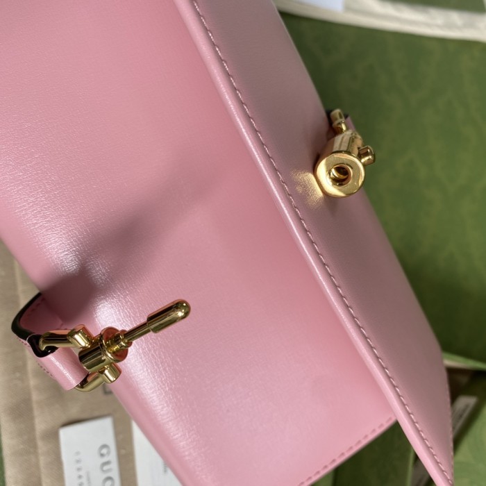 Gucci Womens Mens Bags Wallets Luxury Brand Gucci Jackie 1961 chain wallet with Original Box 652681 14J0G 1000