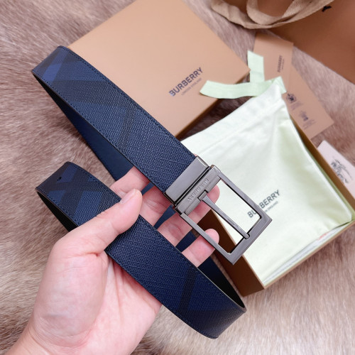 Burberry Mens Belt Luxury Brand Design Fashion Type with Original Box Reversible London Check and Leather Belt 80241591