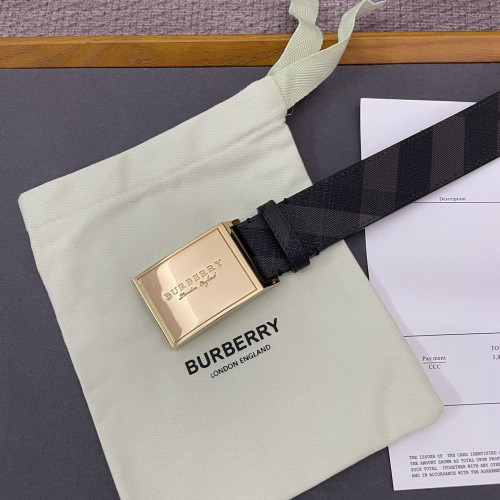 Burberry Mens Belt Luxury Brand Design Fashion Type with Original Box