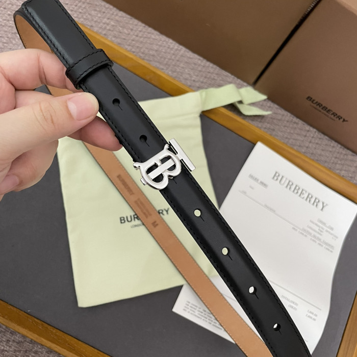 Burberry Womens Belt Luxury Brand Design Fashion Type with Original Box Reversible Monogram Motif Leather Belt