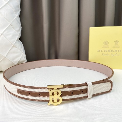 Burberry Womens Belt Luxury Brand Design Fashion Type with Original Box Monogram Motif Canvas and Leather Belt