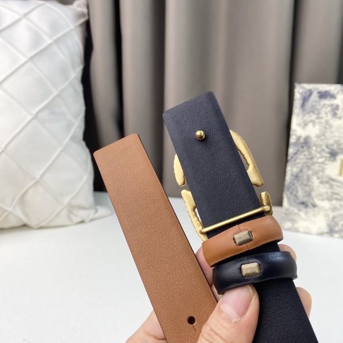 Dior Womens Belt Luxury Brand Design Fashion Type with Original Box