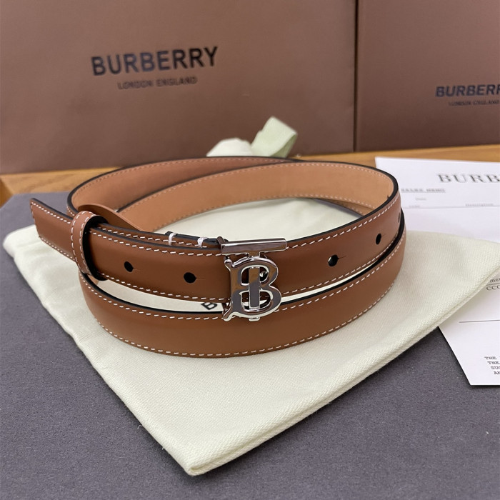 Burberry Womens Belt Luxury Brand Design Fashion Type with Original Box Reversible Monogram Motif Leather Belt