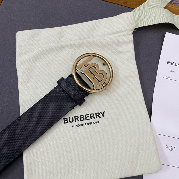 Burberry Mens Belt Luxury Brand Design Fashion Type with Original Box