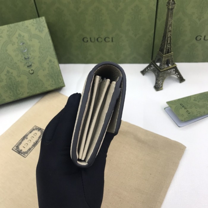 Gucci Womens Mens Bags Wallets Luxury Brand  Gucci GG Supreme Ophidia Continental Wallet with Original Box 523153 96IWG 9794
