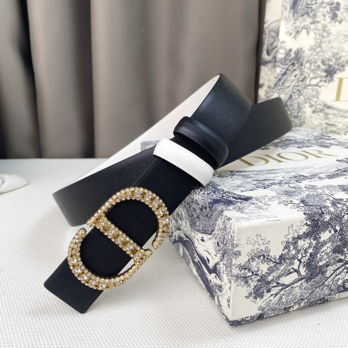 Dior Womens Belt Luxury Brand Design Fashion Type with Original Box