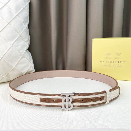 Burberry Womens Belt Luxury Brand Design Fashion Type with Original Box Monogram Motif Canvas and Leather Belt