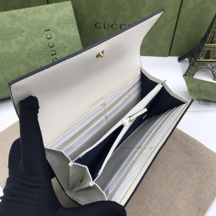 Gucci Womens Mens Bags Wallets Luxury Brand  Gucci GG Supreme Ophidia Continental Wallet with Original Box 523153 96IWG 9794
