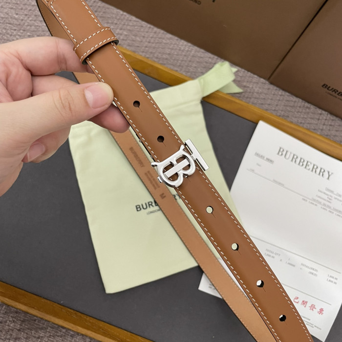 Burberry Womens Belt Luxury Brand Design Fashion Type with Original Box Reversible Monogram Motif Leather Belt