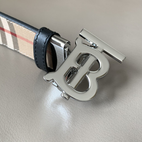 Burberry Mens Belt Luxury Brand Design Fashion Type with Original Box Reversible Monogram Motif Vintage Check Belt