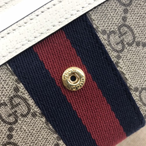 Gucci Womens Mens Bags Wallets Luxury Brand  Gucci GG Supreme Ophidia Continental Wallet with Original Box 523153 96IWG 9794