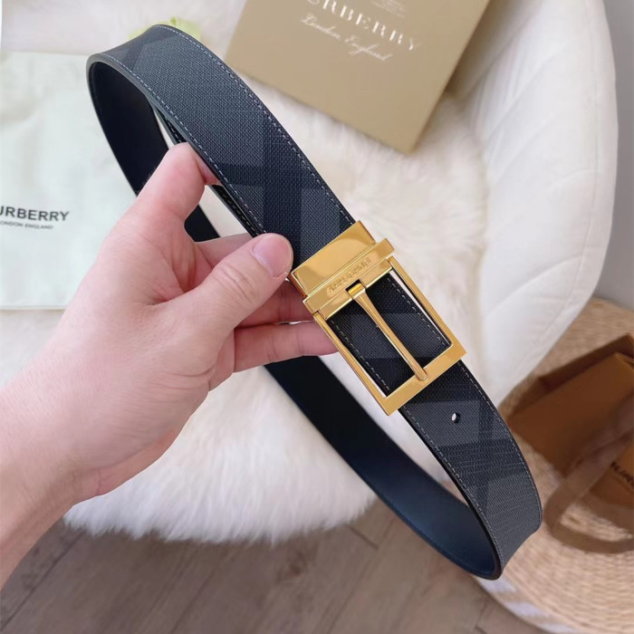 Burberry Men Womens Belt Luxury Brand Design Fashion Type with Original Box