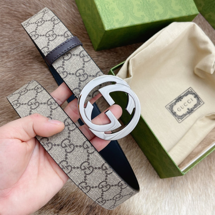 Gucci Mens Belt Luxury Brand Design Fashion Type with Original Box