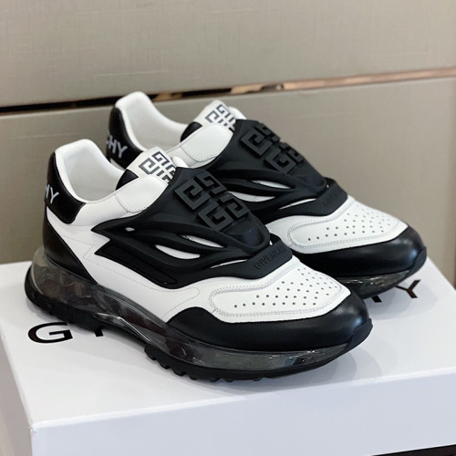 Givenchy Men Shoes Fashion Type Luxury Brand GIVENCHY SNEAKERS IN LEATHER WITH LATEX BAND with Original Box