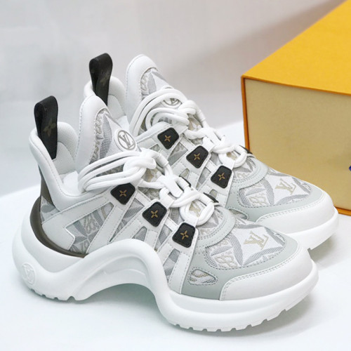 Louis Vuitton Women Shoes Sneakers Luxury Brand Design Fashion LV ARCHLIGHT SNEAKER with Original Box 1AAOWZ