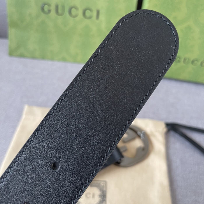 Gucci Men Womens Belt Luxury Brand Design Fashion Type with Original Box Leather belt with interlocking G