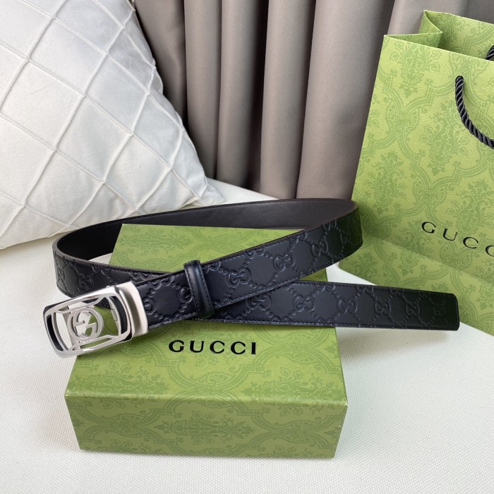 Gucci Mens Belt Luxury Brand Design Fashion Type with Original Box