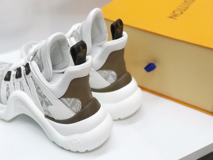 Louis Vuitton Women Shoes Sneakers Luxury Brand Design Fashion LV ARCHLIGHT SNEAKER with Original Box 1AAOWZ