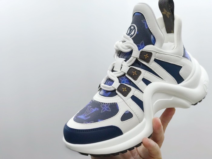 Louis Vuitton Women Shoes Sneakers Luxury Brand Design Fashion LV ARCHLIGHT SNEAKER with Original Box 1AAOWZ