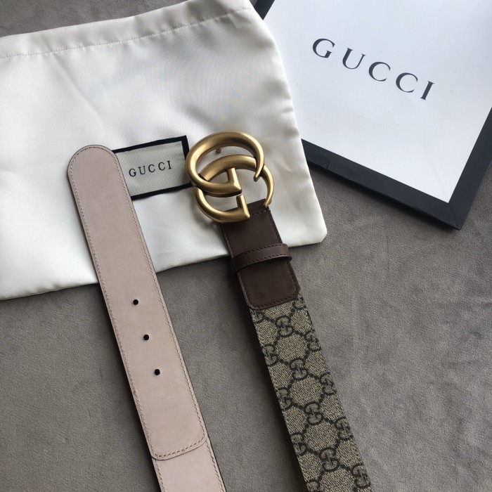 Gucci Men Womens Belt Luxury Brand Design Fashion Type with Original Box GG belt with Double G buckle