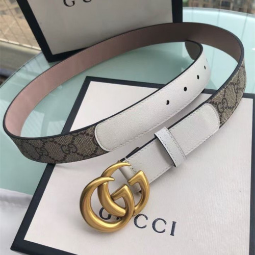 Gucci Womens Belt Luxury Brand Design Fashion Type with Original Box GG Marmont thin belt