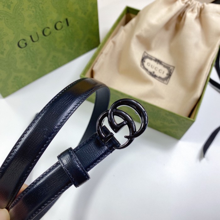 Gucci Womes Belt Luxury Brand Design Fashion Type with Original Box GG Marmont thin belt