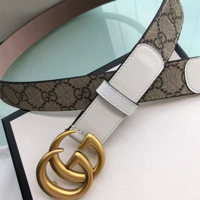 Gucci Womens Belt Luxury Brand Design Fashion Type with Original Box GG Marmont thin belt