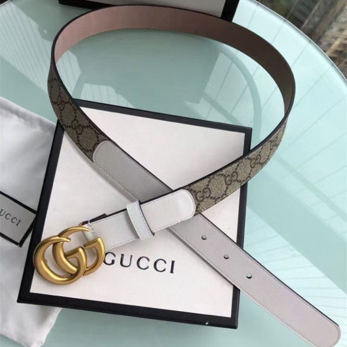 Gucci Womens Belt Luxury Brand Design Fashion Type with Original Box GG Marmont thin belt