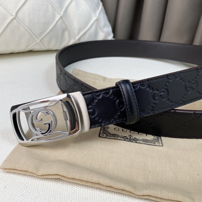 Gucci Mens Belt Luxury Brand Design Fashion Type with Original Box