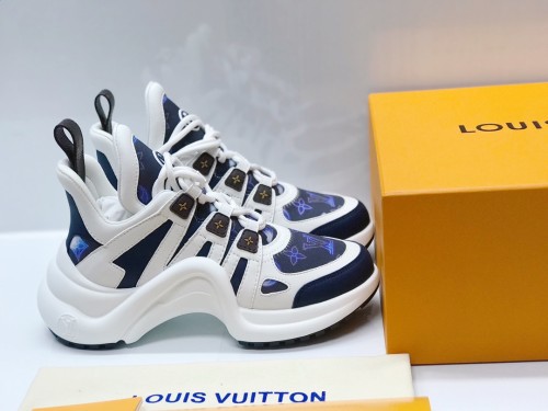 Louis Vuitton Women Shoes Sneakers Luxury Brand Design Fashion LV ARCHLIGHT SNEAKER with Original Box 1AAOWZ