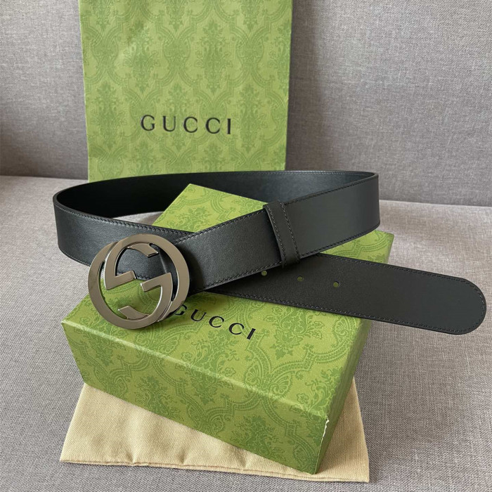 Gucci Men Womens Belt Luxury Brand Design Fashion Type with Original Box Leather belt with interlocking G