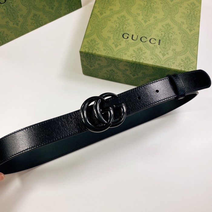 Gucci Womes Belt Luxury Brand Design Fashion Type with Original Box GG Marmont wide belt