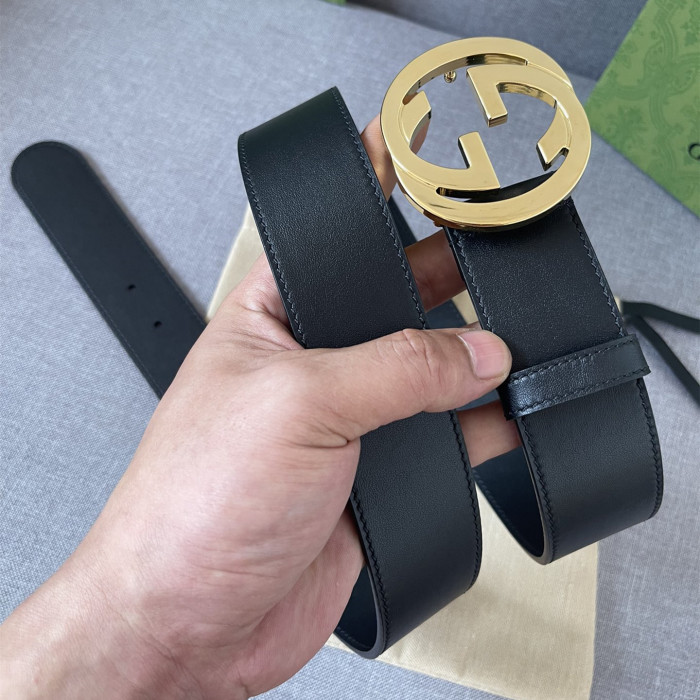 Gucci Men Womens Belt Luxury Brand Design Fashion Type with Original Box Leather belt with interlocking G