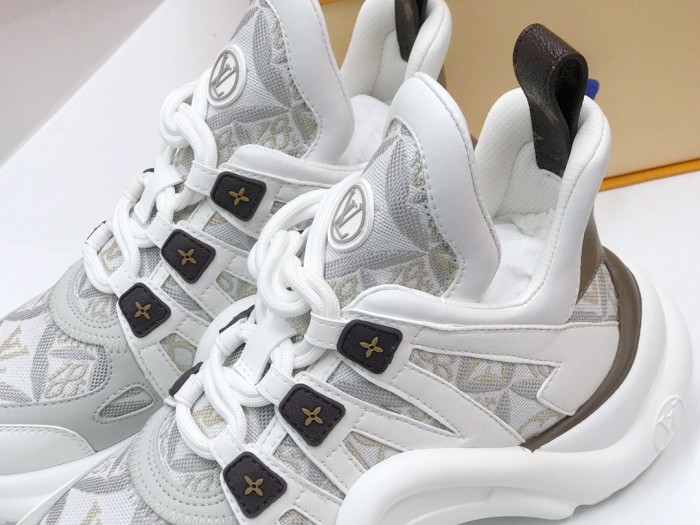 Louis Vuitton Women Shoes Sneakers Luxury Brand Design Fashion LV ARCHLIGHT SNEAKER with Original Box 1AAOWZ