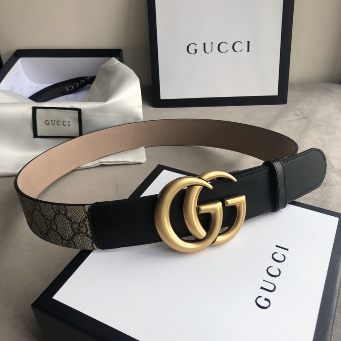 Gucci Men Womens Belt Luxury Brand Design Fashion Type with Original Box GG belt with Double G buckle