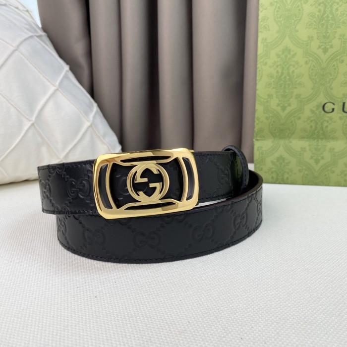 Gucci Mens Belt Luxury Brand Design Fashion Type with Original Box