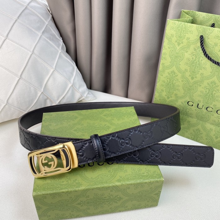 Gucci Mens Belt Luxury Brand Design Fashion Type with Original Box