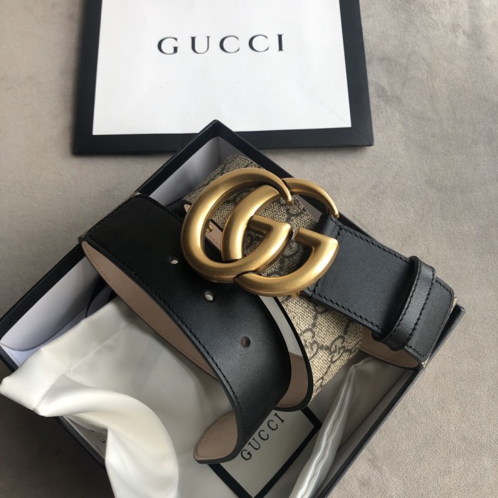 Gucci Men Womens Belt Luxury Brand Design Fashion Type with Original Box GG belt with Double G buckle
