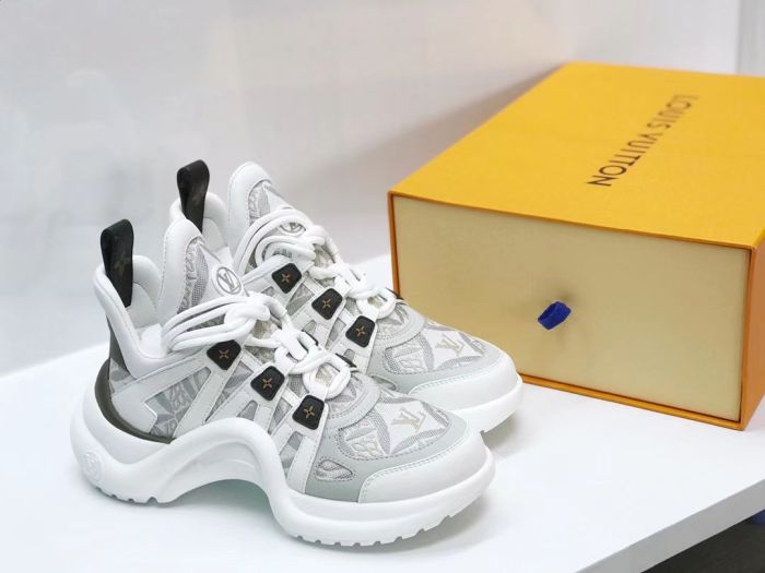 Louis Vuitton Women Shoes Sneakers Luxury Brand Design Fashion LV ARCHLIGHT SNEAKER with Original Box 1AAOWZ