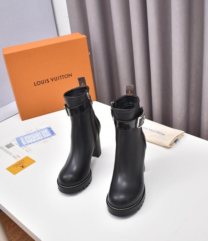 Louis Vuitton Women Shoes Boots Luxury Brand WESTSIDE ANKLE BOOT 1AABVW with Original Box