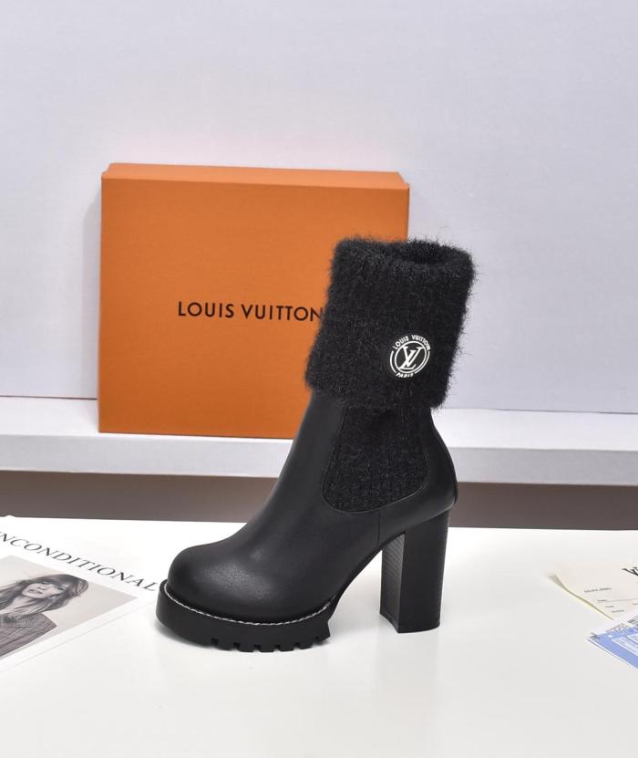 Louis Vuitton Women Shoes Boots Luxury Brand WESTSIDE ANKLE BOOT 1AABVW with Original Box