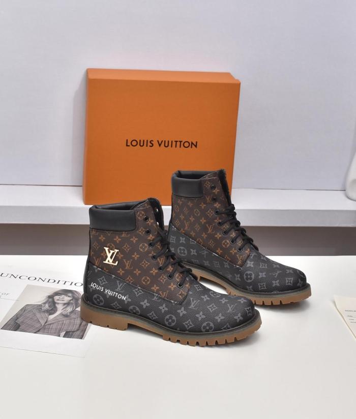Louis Vuitton Women Shoes Boots Luxury Brand WESTSIDE ANKLE BOOT 1AABVW with Original Box