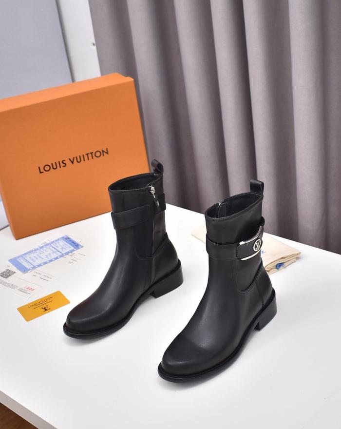 Louis Vuitton Women Shoes Boots Luxury Brand WESTSIDE ANKLE BOOT 1AABVW with Original Box