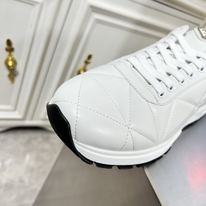 Prada Mens Shoes Casual Luxury Brand Breathable Sneakers with Original Box