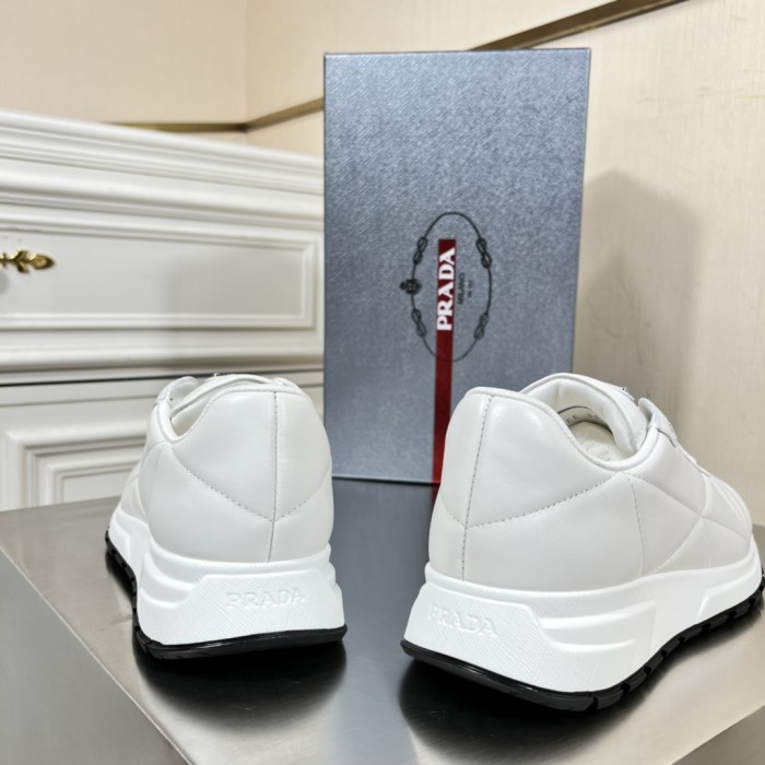 Prada Mens Shoes Casual Luxury Brand Breathable Sneakers with Original Box