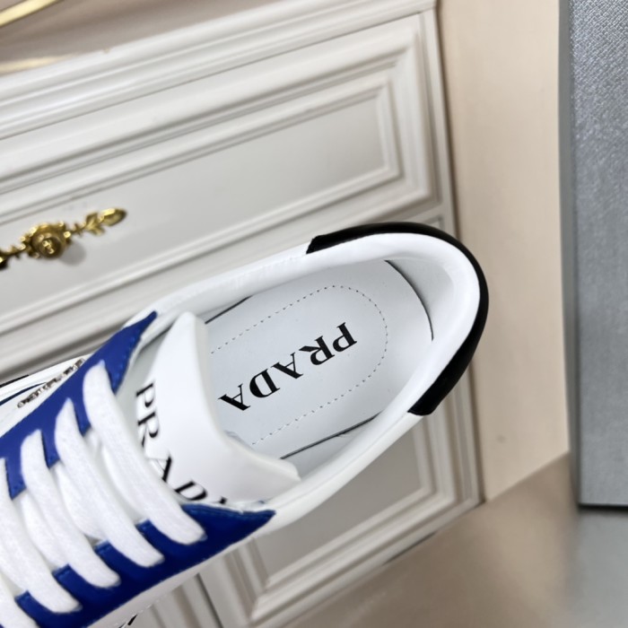 Prada Mens Shoes Casual Luxury Brand Breathable Sneakers with Original Box
