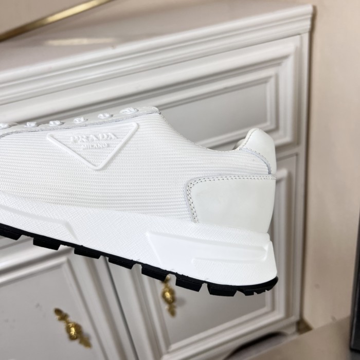 Prada Mens Shoes Casual Luxury Brand Breathable Sneakers with Original Box