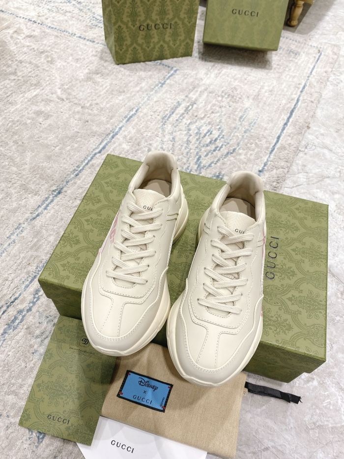 Gucci Mens Shoes Sneakers Luxury Brand Men's GG Rhyton sneaker with Original Box 684899 DRW00 9522