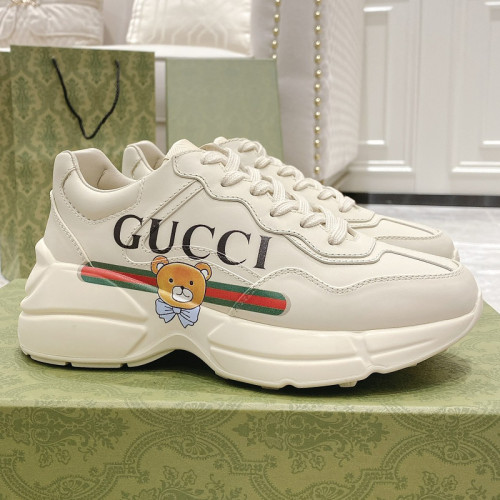 Gucci Mens Shoes Sneakers Luxury Brand Men's GG Rhyton sneaker with Original Box 703810 DRW00 9522