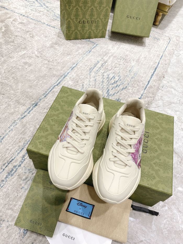 Gucci Mens Shoes Sneakers Luxury Brand Men's GG Rhyton sneaker with Original Box 703810 DRW00 9522